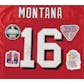 Joe Montana Autographed San Francisco 49ers Super Bowl Jersey (GAI COA)