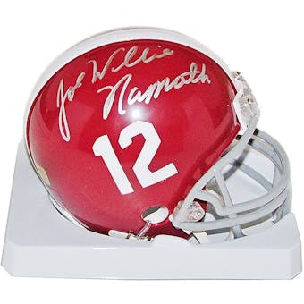 Joe Namath Autographed University of Alabama Football Mini Helmet