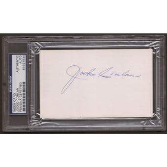 Jocko Conlon Autograph (Index Card) PSA/DNA Certified *7934