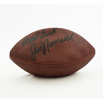 Joe Namath New York Jets Autographed Wilson Official Football w /Good Luck Inscription PSA