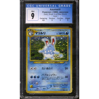 Pokemon Neo Genesis Japanese Azumarill 184 CGC 9