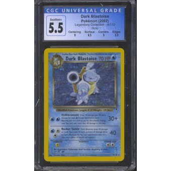 Pokemon Legendary Collection Dark Blastoise 4/110 CGC 5.5