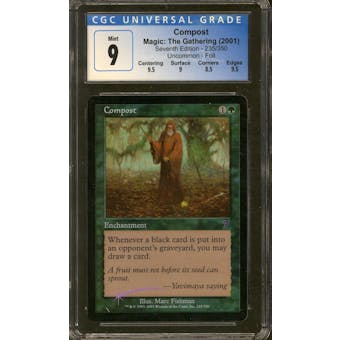 Magic the Gathering Seventh Edition Foil Compost CGC 9