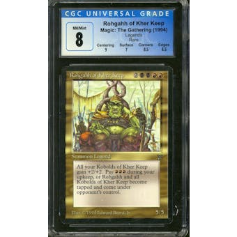 Magic the Gathering Legends Rohgahh of Kher Keep CGC 8
