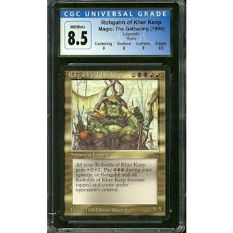 Magic the Gathering Legends Rohgahh of Kher Keep CGC 8.5