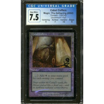 Magic the Gathering Torment Foil Cabal Coffers CGC 7.5