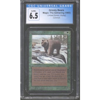 Magic the Gathering Alpha Grizzly Bears CGC 6.5 No Subgrades