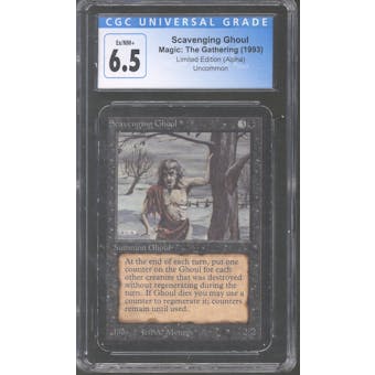 Magic the Gathering Alpha Scavenging Ghoul CGC 6.5 No Subgrades LIGHTLY PLAYED (LP)