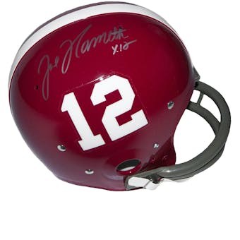 Joe Namath Autographed University of Alabama Crimson Tide Full Size TK Suspension Helmet (Namath Holo)