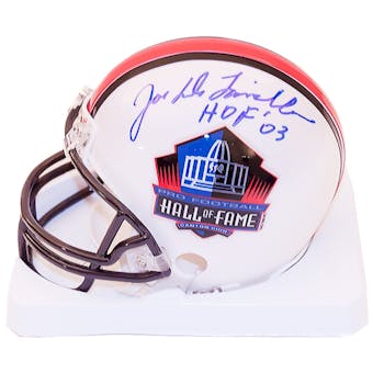 Joe DeLamielleure Autographed Buffalo Bills Hall of Fame Mini Football Helmet