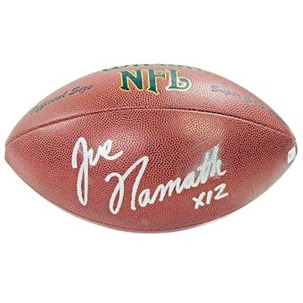 Joe Namath Autographed Wilson Replica Football (GAI COA)