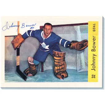 Johnny Bower Autographed Toronto Maple Leafs 8x11 Print (DACW COA)