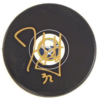 John Scott Autographed Buffalo Sabres Hockey Puck