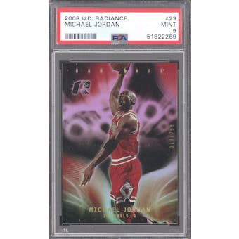 2008/09 Upper Deck Radiance Michael Jordan 079/299 #23 PSA 9 (Mint)