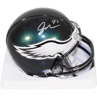 Jordan Matthews Autographed Philadelphia Eagles Mini Helmet (JSA)