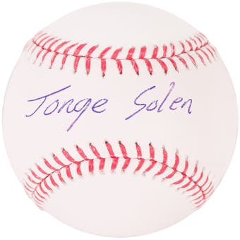 Jorge Soler Autographed Chicago Cubs Official MLB Baseball (PSA)