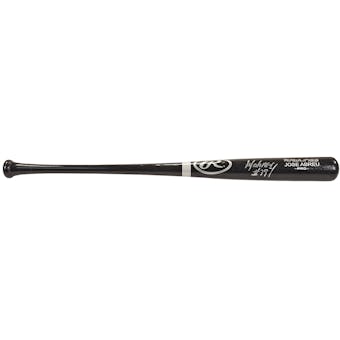 Jose Abreu Autographed Chicago White Sox Rawlings Black Baseball Bat (PSA)