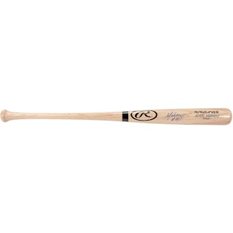 Jose Abreu Autographed Chicago White Sox Rawlings Blonde Baseball Bat (PSA)