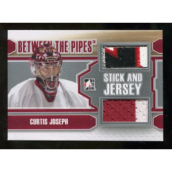 2012/13 In the Game Between The Pipes Stick and Jersey Silver #SJ10 Curtis Joseph /19