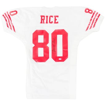 Jerry Rice Autographed San Francisco 49ers Wilson Pro line Authentic Jersey (PSA)