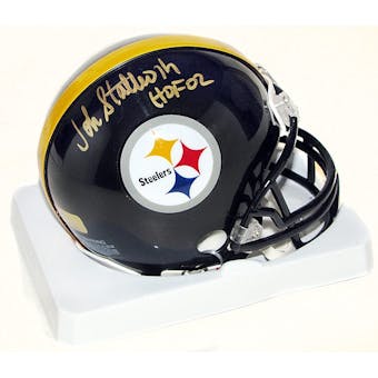 John Stallworth Autographed Pittsburgh Steelers Mini-Helmet (Gridiron)
