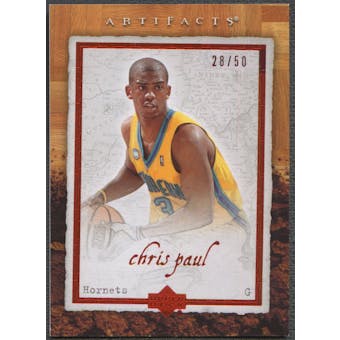 2007/08 Artifacts #61 Chris Paul Red #28/50