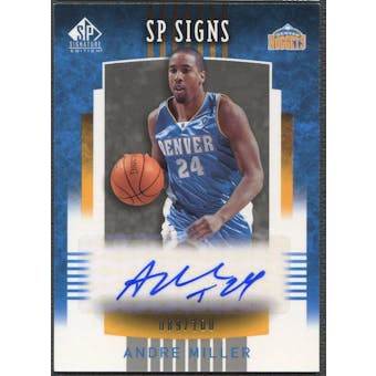 2004/05 SP Signature Edition #AM Andre Miller SP Signs Auto #089/100