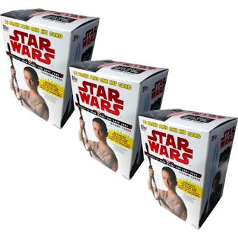 Star Wars Journey to The Last Jedi 10-Pack Box (Topps 2017) (w/ Wal-Mart Exlcusive) (Lot of 3)