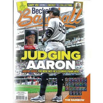 2019 Beckett Baseball Monthly Price Guide (#163 October) (Aaron Judge)
