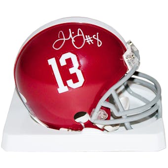 Julio Jones Autographed Alabama Crimson Tide Mini Helmet (JSA)