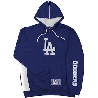 Los Angeles Dodgers Majestic Blue Stadium Wear Fleece Hoodie (Adult L)