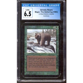 Magic the Gathering Alpha Grizzly Bears CGC 6.5
