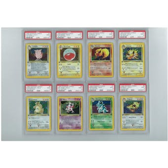 Pokemon Jungle 1st Edition All 16 Holo Rare Set - All Holos PSA Graded, Avg 8.94