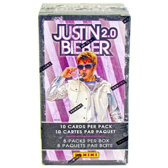 Justin Bieber 2.0 Blaster 8-Pack Box (Panini 2011)