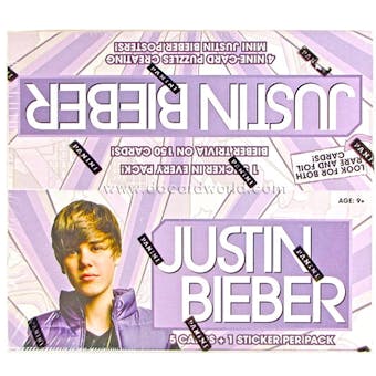 Justin Bieber 24-Pack Retail Box (2010 Panini)