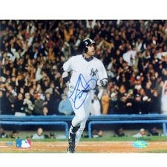 David Justice Autographed 2000 ALCS New York Yankees 16x20 Photograph