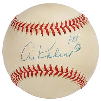 Al Kaline Autographed Official American League Baseball (GAI COA)