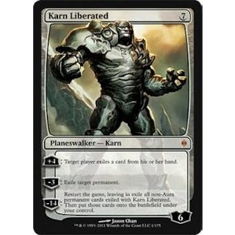 Magic the Gathering New Phyrexia Single Karn Liberated Foil - SLIGHT PLAY (SP)