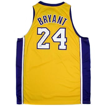 Kobe Bryant Autographed L.A. Lakers Authentic Yellow Jersey #24 (UDA)
