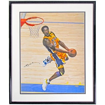 Kobe Bryant Autographed & Framed L.A. Lakers 16x20 Photo (UDA)