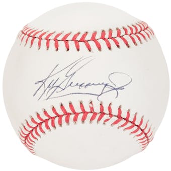 Ken Griffey Jr. Autographed Cincinnati Reds NL MLB Baseball (JSA)