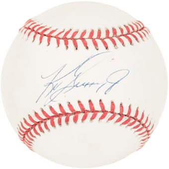 Ken Griffey Jr. Autographed Seattle Mariners AL MLB Baseball (JSA)