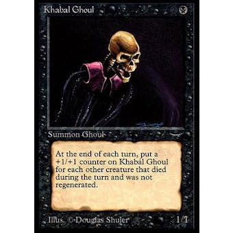Magic the Gathering Arabian Nights Single Khabal Ghoul - MODERATE PLAY (MP)