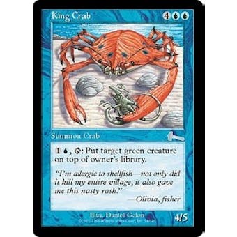 Magic the Gathering Urza's Legacy Single King Crab Foil