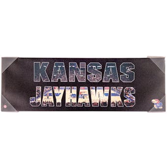 Kansas Jayhawks Artissimo Team Pride 30x10 Canvas