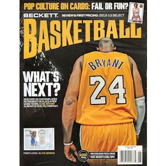 2013 Beckett Basketball Monthly Price Guide (#249 June) (Kobe Bryant)