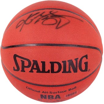 Kobe Bryant Autographed Los Angeles Lakers Official Spalding Basketball (PSA)