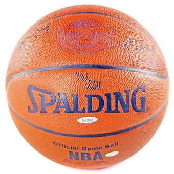 Kobe Bryant - Shaquille O'Neal Autographed Official Basketball Limited #/201 (UDA COA)