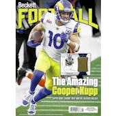 2022 Beckett Football Monthly Price Guide (#376 May) (Cooper Kupp)