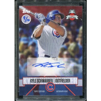 2016 Topps Baseball Hawaii Summit Exclusive Kyle Schwarber Autograph 9/10